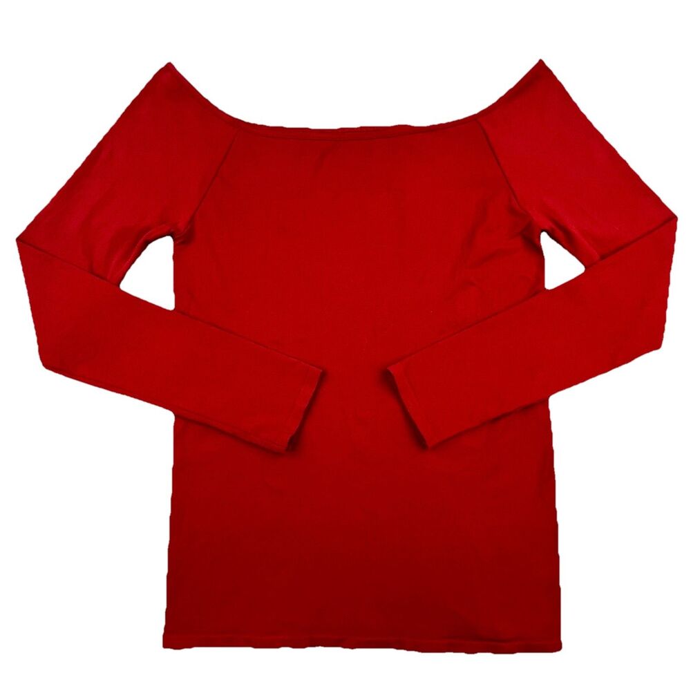 Intimately Free People Off The Shoulder Top Women’s M/L Red Long Sleeve
